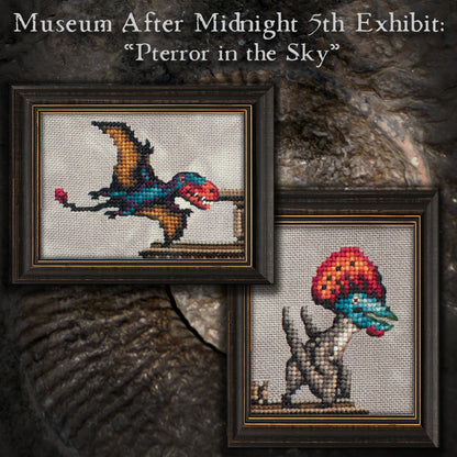 Museum After Midnight Stitch Along - Digital PDF Cross Stitch Pattern
