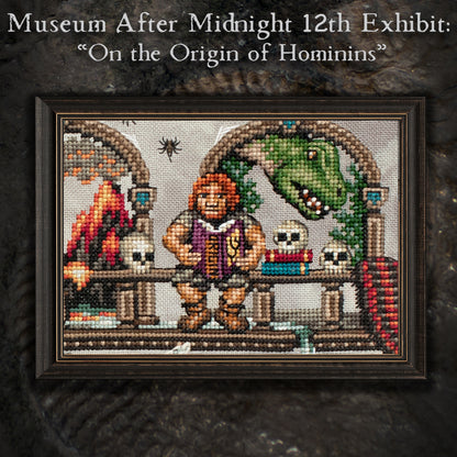 Museum After Midnight Stitch Along - Digital PDF Cross Stitch Pattern