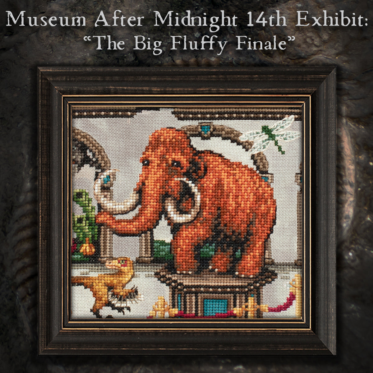 Museum After Midnight Stitch Along - Digital PDF Cross Stitch Pattern