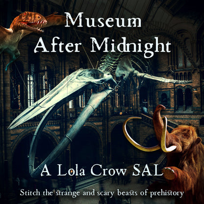 Museum After Midnight Stitch Along - Digital PDF Cross Stitch Pattern