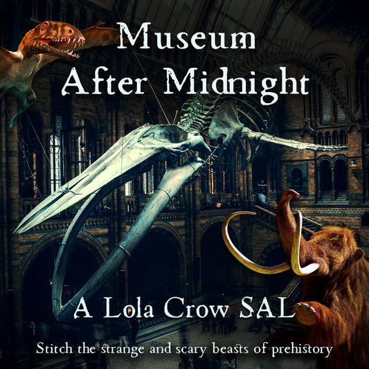 Museum After Midnight Stitch Along - Digital PDF Cross Stitch Pattern