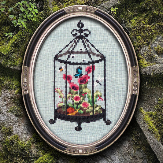 Carnivorous Terrarium - Digital PDF Cross Stitch Pattern