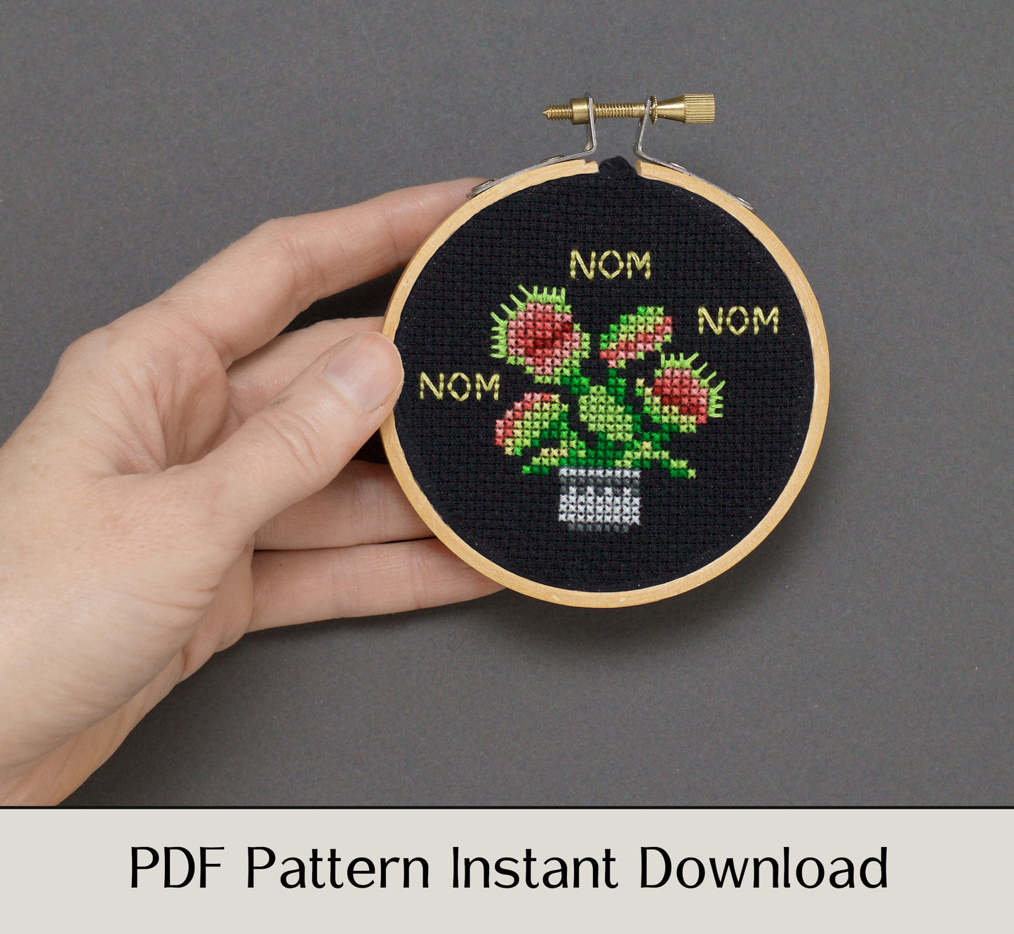 Nom Nom Nom - Digital PDF Cross Stitch Pattern