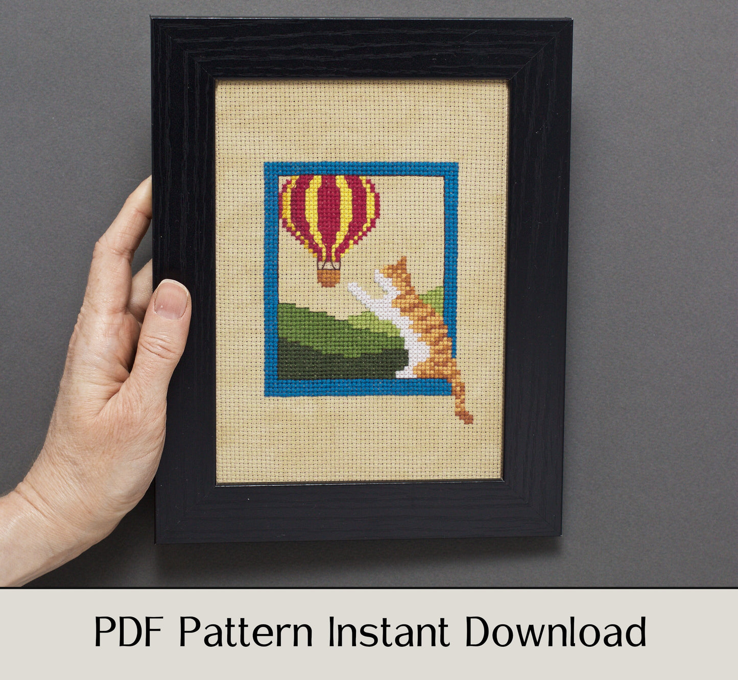 Around the World in 80 Windows - Digital PDF Cross Stitch Pattern