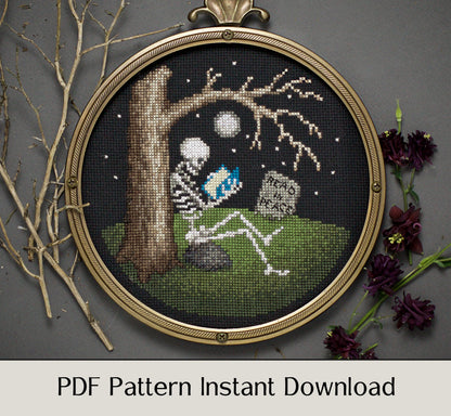 Read in Peace - Digital PDF Cross Stitch Pattern
