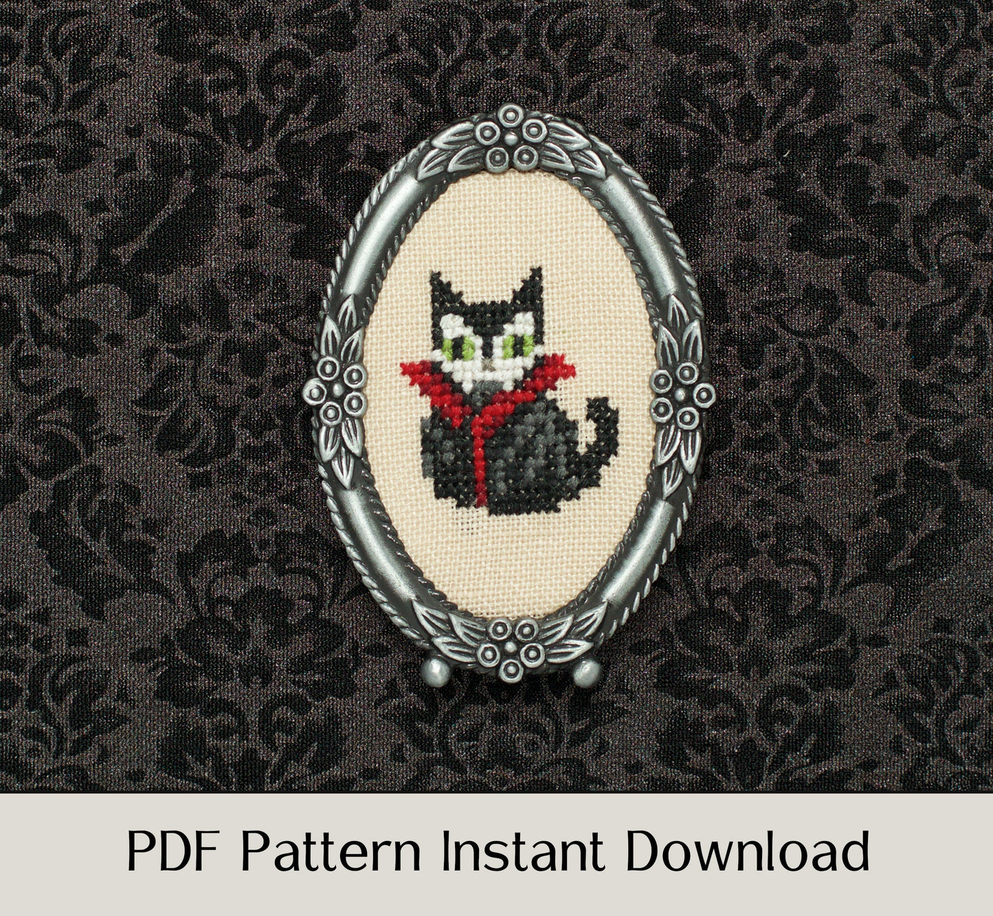 Mini Kitty Monsters - Digital PDF Cross Stitch Pattern