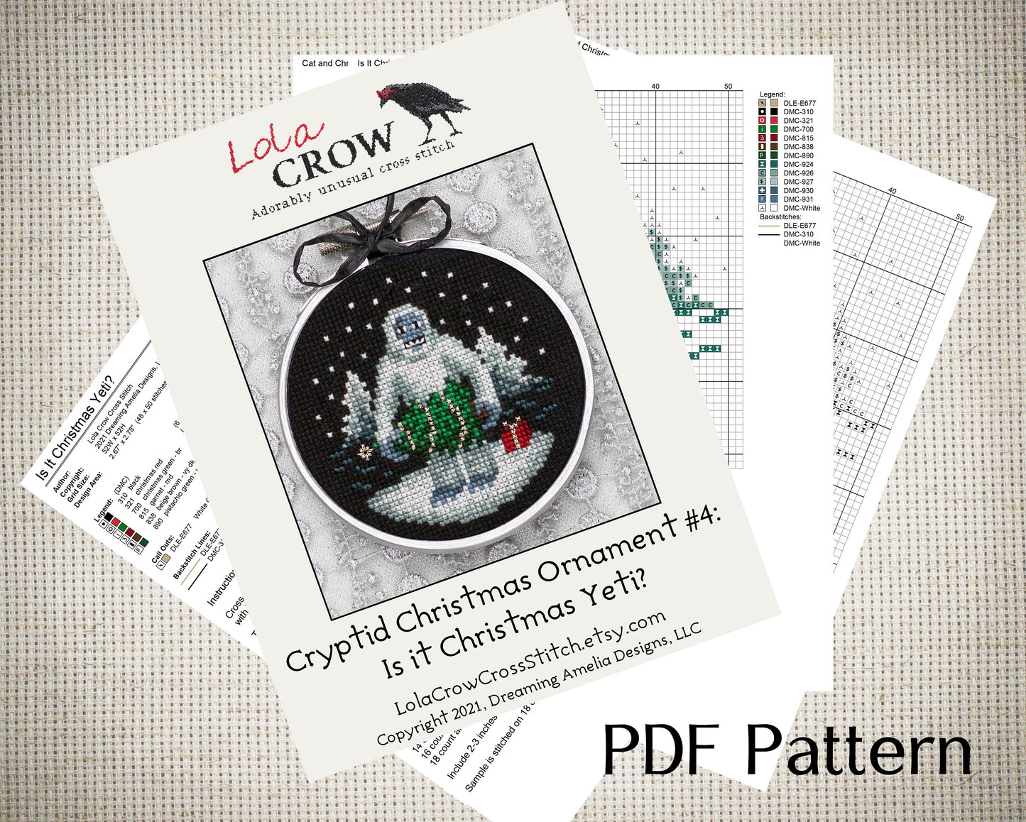 Is it Christmas Yeti? - Digital PDF Cross Stitch Pattern