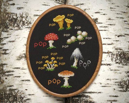 Pop Pop Pop - Digital PDF Cross Stitch Pattern