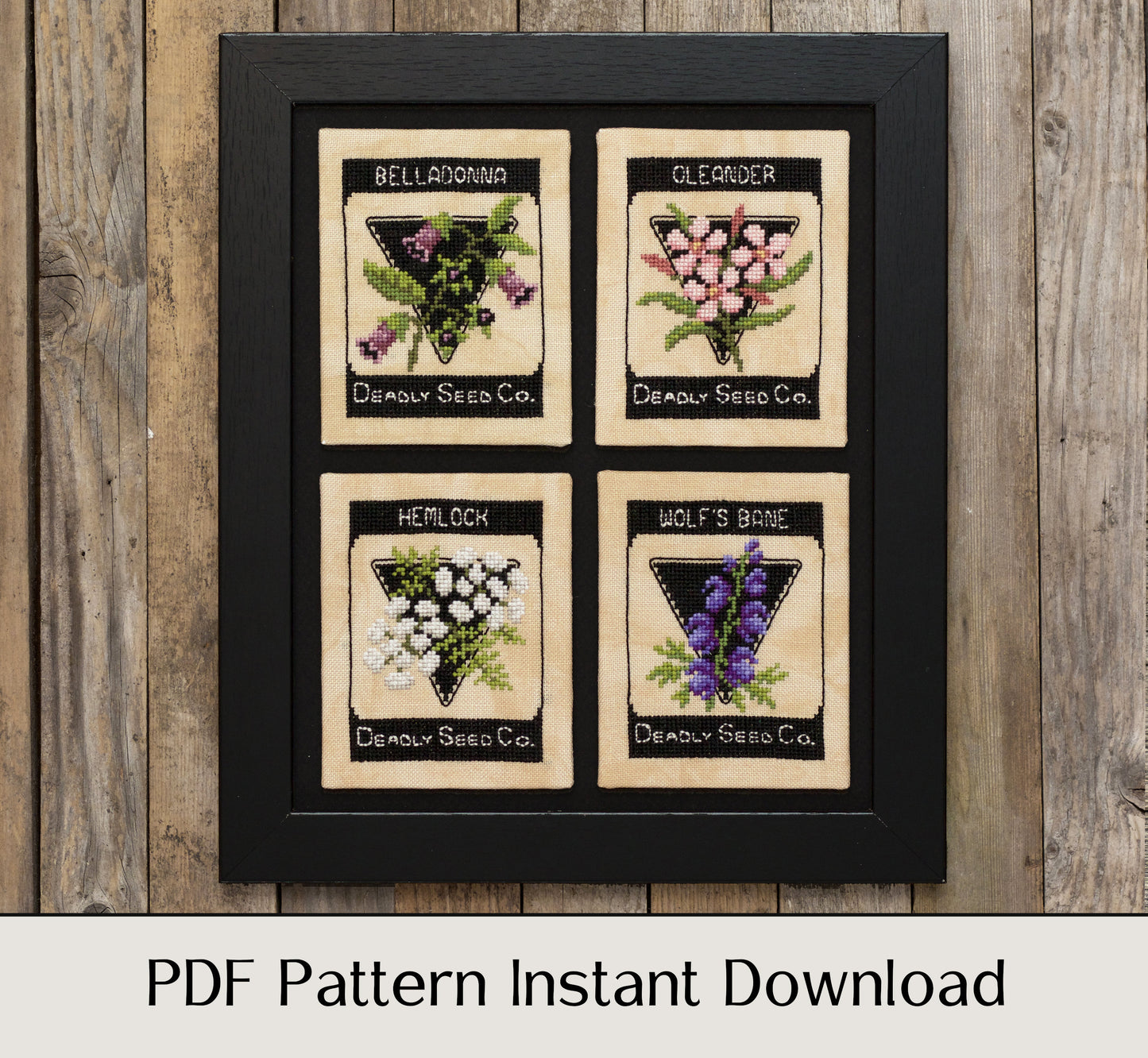 Deadly Seed Co. - Digital PDF Cross Stitch Pattern