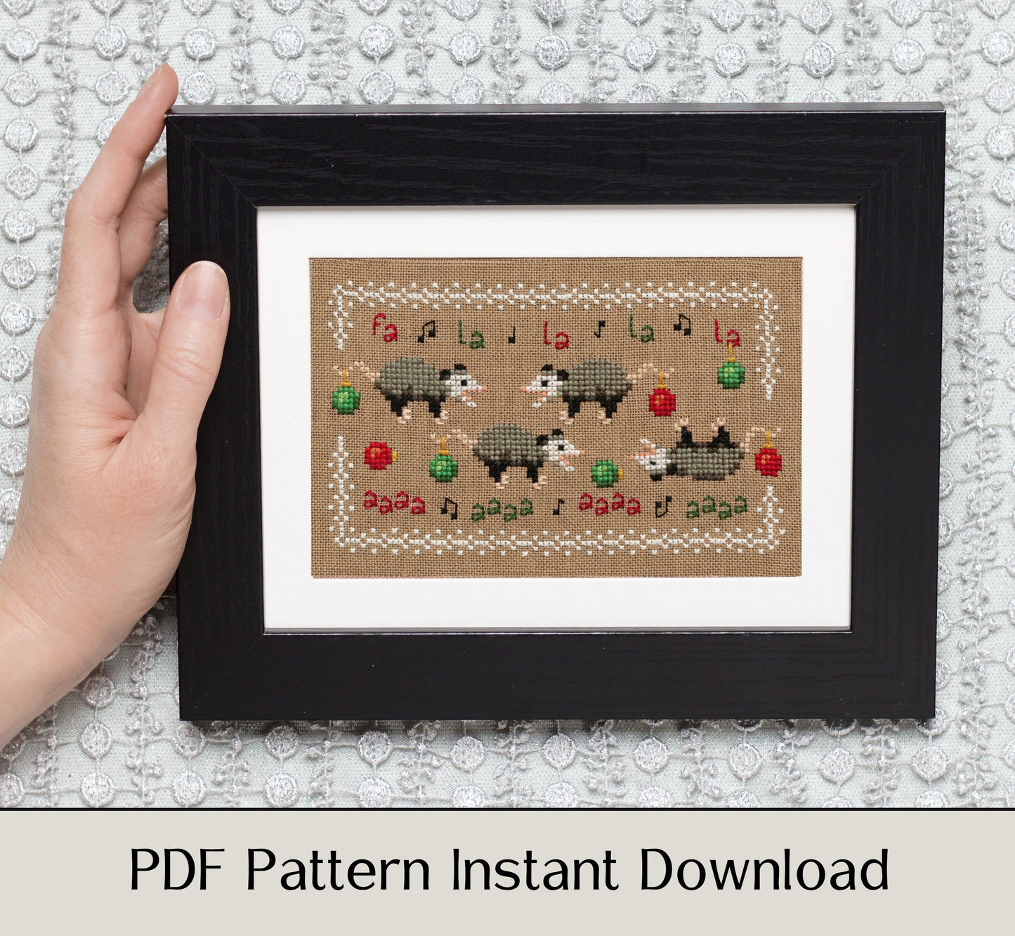 Fa La Aaaa - Digital PDF Cross Stitch Pattern