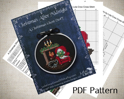 A Christmas Ghost Story - Digital PDF Cross Stitch Pattern