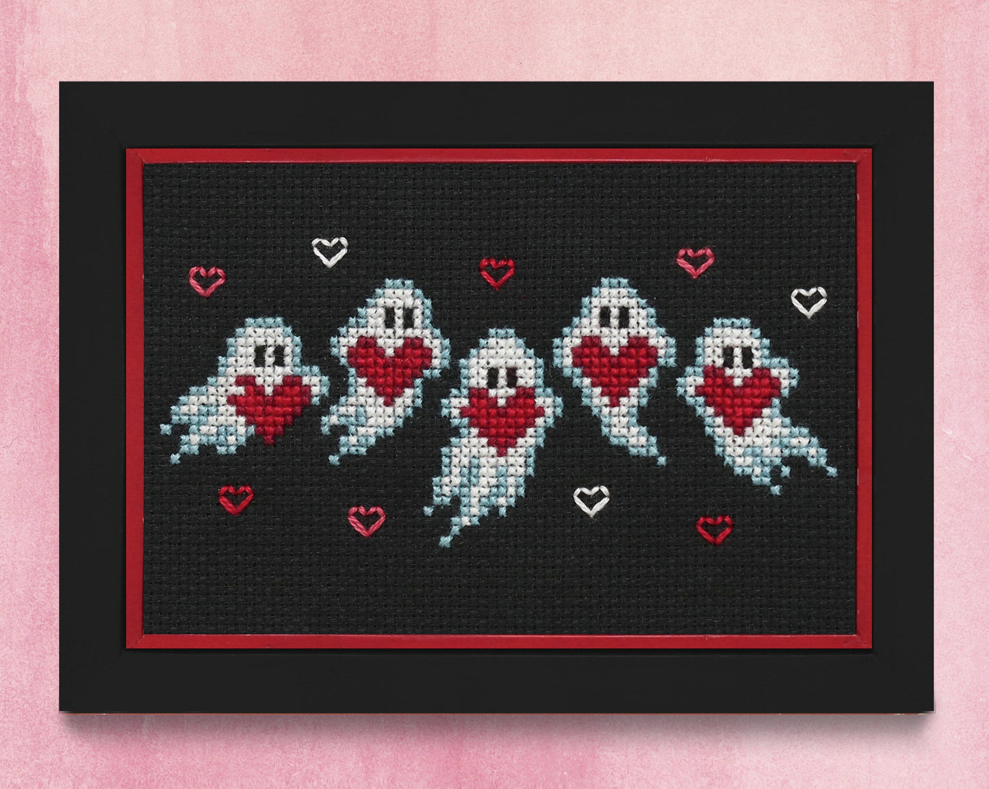 Ghostly Valentine - Digital PDF Cross Stitch Pattern
